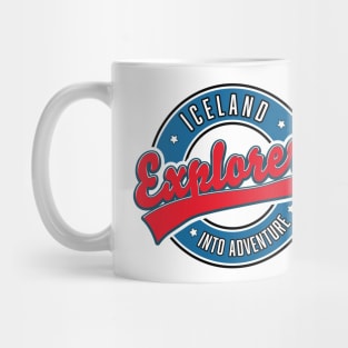 Iceland explorer into adventure Mug